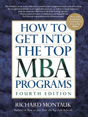 cover image of How to Get Into the Top MBA Programs